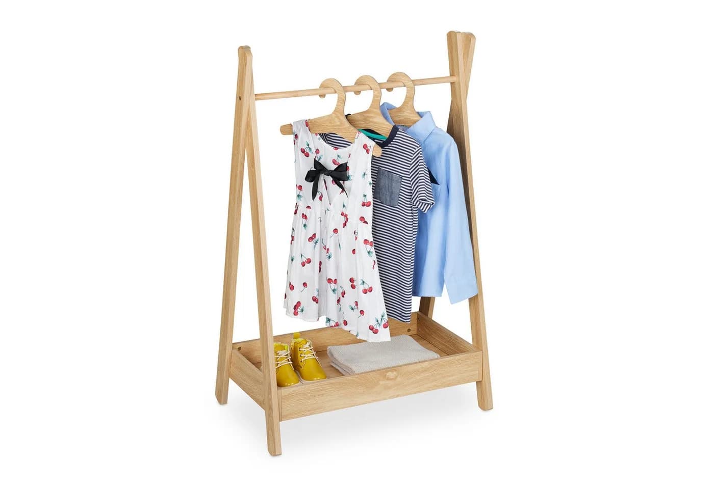 RELAXDAYS Kleiderständer für Kinder mit Ablage Natur - Bild 2
