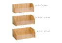 relaxdays Tee Organizer 12 Fächer Bambus Stapelbar Bild 5