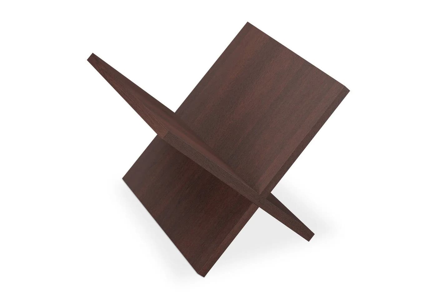 relaxdays Zeitungsständer aus Holz im X-Design - Bild 2