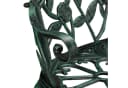 relaxdays Gartenbank Rosen antik Schwarz/Grün Aluminium Bild 5