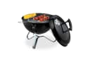 relaxdays Tragbarer Kugelgrill Schwarz Silber Holzkohlegrill Bild 2