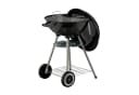 relaxdays Kugelgrill mit Rollen Schwarz Silber Bild 5