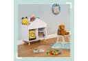 relaxdays Kinderregal Haus 6 Fächer Holzwerkstoff Weiß Bild 1