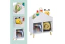 relaxdays Kinderregal Haus 6 Fächer Holzwerkstoff Weiß Bild 5