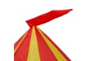 relaxdays Spielzelt Zirkus Kind Gelb, Rot, Blau Bild 5