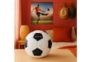 relaxdays Spardose Fußball Schwarz/Weiß Kunstharz Bild 3