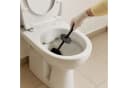relaxdays WC-Garnitur Bambus und Stahl Schwarz Bild 5