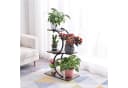 relaxdays Blumenständer Pflanzenständer Industrial Design Braun/Schwarz Bild 1