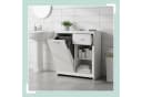 RELAXDAYS Wäscheschrank mit 48 l Wäschesack Weiß Bild 3