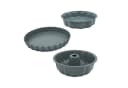 relaxdays Backform 3er Set Grau Carbonstahl Bild 2