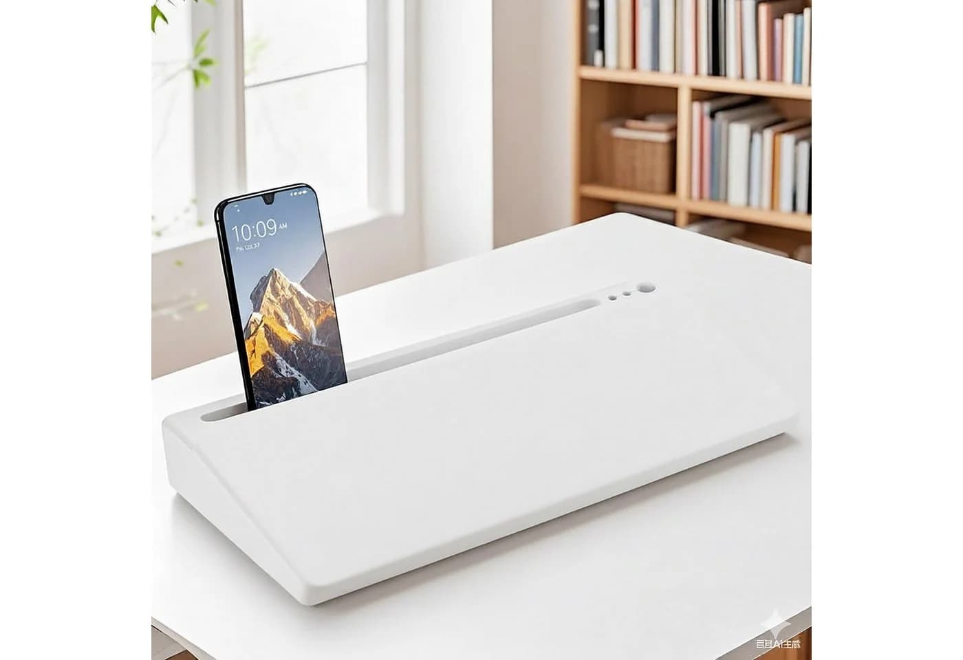 relaxdays Schreibtisch Organizer mit Whiteboard Weiß