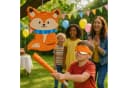 relaxdays Fuchs Pinata Set mit Stab und Maske Bild 3