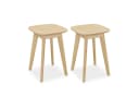 relaxdays Sitzhocker Bambus 2er Set Bild 2