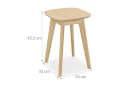 relaxdays Sitzhocker Bambus 2er Set Bild 4