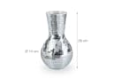 relaxdays Disco Vase Spiegelglas 28 cm Bild 4
