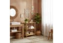relaxdays Standregal mit 3 Ebenen Bambus Bild 1