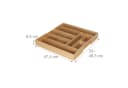relaxdays Besteckkasten Ausziehbarer Bambus Bild 4