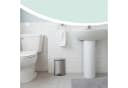 relaxdays Mülleimer 5 l mit Trittpedal und Soft-Close Silber Bild 5