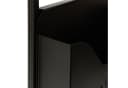 RELAXDAYS Beistelltisch C-Form mit Zeitungsablage Braun/Schwarz Bild 5