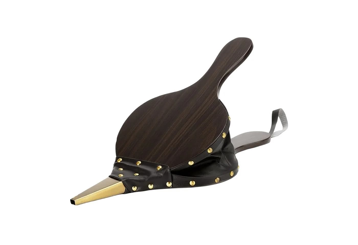 relaxdays Blasebalg Grill & Kamin Braun Schwarz Gold - Bild 2