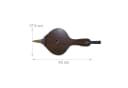 relaxdays Blasebalg Grill & Kamin Braun Schwarz Gold Bild 4
