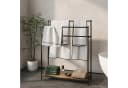 relaxdays Handtuchständer Industrial mit Ablage Bild 1