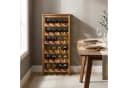 relaxdays Weinregal Akazienholz 24 Flasche Braun Bild 1