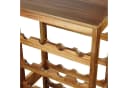 relaxdays Weinregal Akazienholz 24 Flasche Braun Bild 5