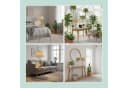 relaxdays Nachttischlampe Lorbeerranke Gold Bild 5