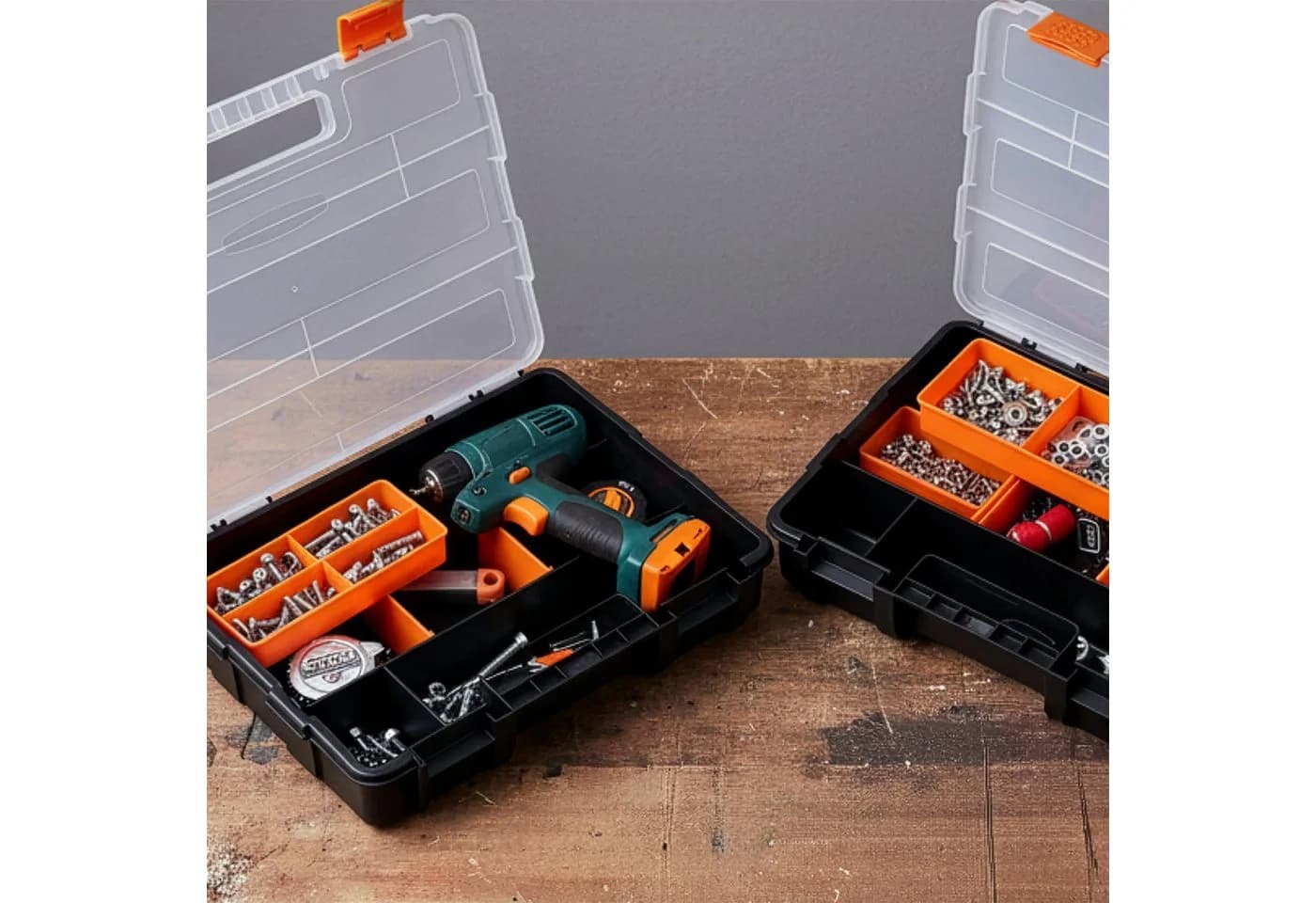 relaxdays Sortimentskasten 4er Set Sortierbox - Bild 3