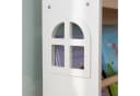 relaxdays Kinderregal Bücherregal Hausform Weiß/Natur Bild 5