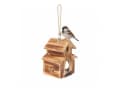 relaxdays Vogelhaus zum Aufhängen Braun Kiefernholz Bild 2