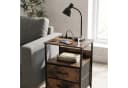 relaxdays Beistelltisch Industrial-Style mit USB-Anschluss Bild 5
