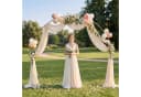 relaxdays Rosenbogen Luftballon Bogen rund - Gold Bild 5