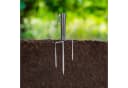 RELAXDAYS Bodendübel Rasendorn für Sonnenschirm Edelstahl Silber Bild 1