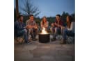 relaxdays Feuerschale ohne Rauch Edelstahl Schwarz Bild 3