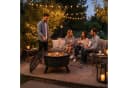 RELAXDAYS Feuerstelle mit Grillrost und Funkenschutz Schwarz Bild 1
