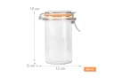 relaxdays Einmachglas 6er Set 500 ml mit Bügelverschluss Bild 4
