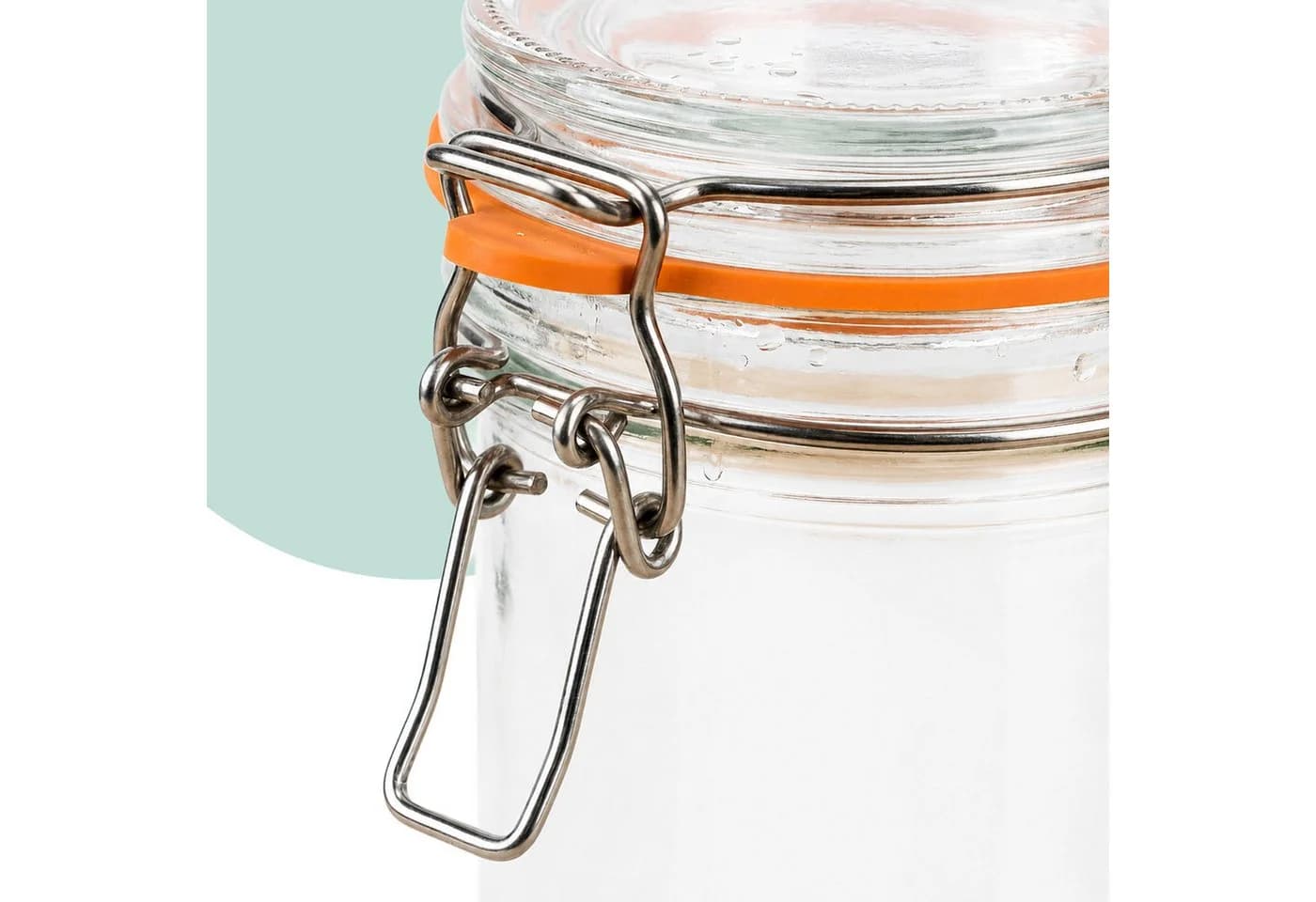 relaxdays Einmachglas 6er Set 500 ml mit Bügelverschluss - Bild 5