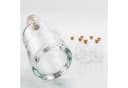 relaxdays 8er Set Glasflaschen mit Korken Transparent Bild 5