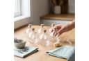relaxdays 6er Set Glasflaschen mit Korken, transparent Bild 5