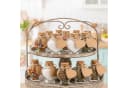 relaxdays Vorratsglas Glasflaschen Herzform 12er Set Transparent Bild 3