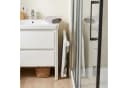 relaxdays Faltbare Babybadewanne mit Kissen, weiß/grau Bild 5
