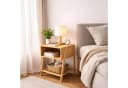relaxdays Nachttisch Bambus Natur Bild 1