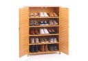 relaxdays Schuhschrank 5 Fächer Bambus Bild 5