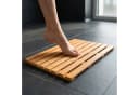 relaxdays Badematte Bambus Natur Bild 1