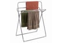 relaxdays Handtuchständer 5 Stangen Silber Edelstahl Modern Bild 2