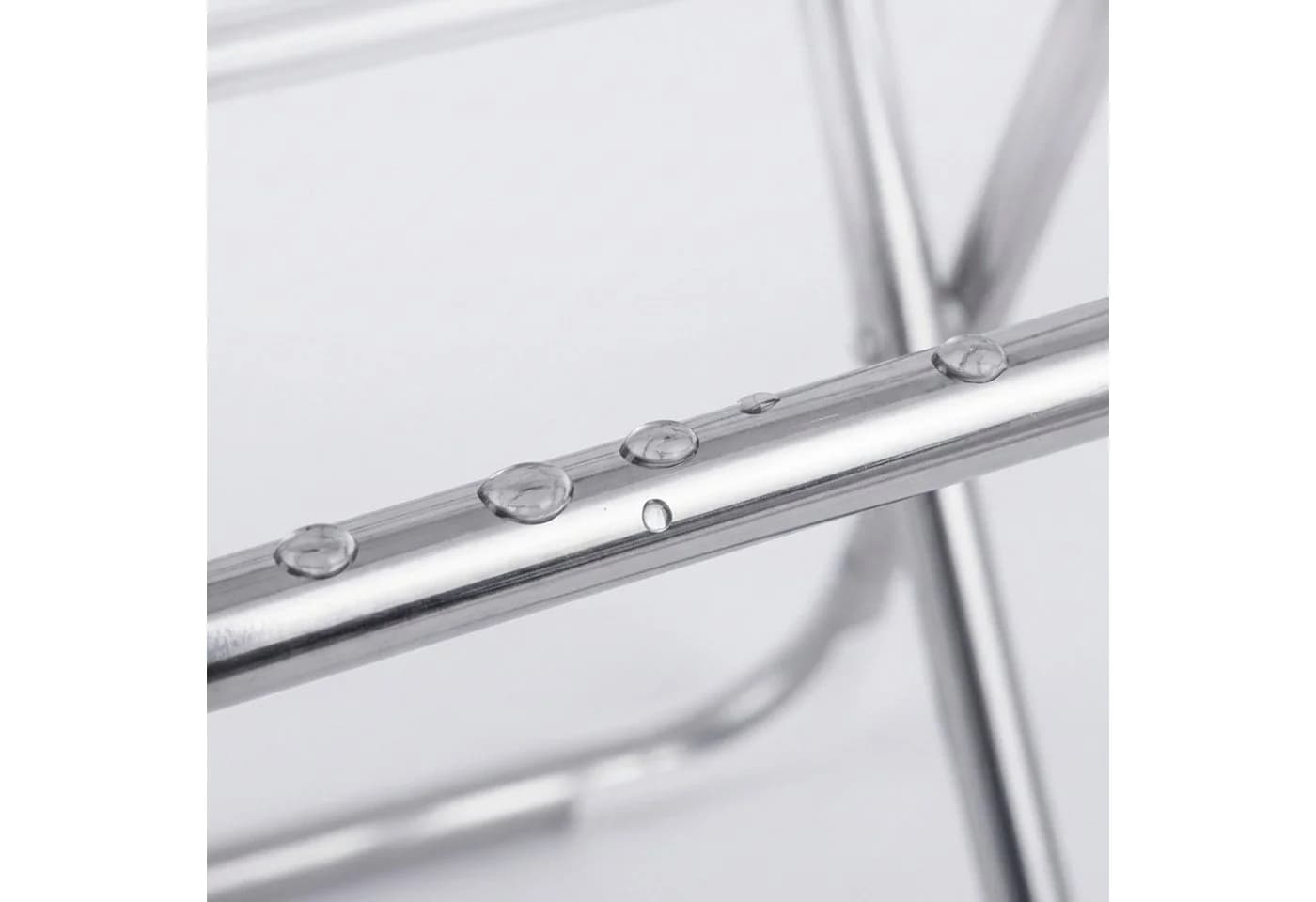 relaxdays Handtuchständer 5 Stangen Silber Edelstahl Modern - Bild 5