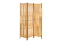 relaxdays Paravent Bambus 3-teilig Braun Bild 2