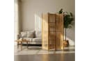relaxdays Paravent Bambus 3-teilig Braun Bild 3